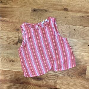 Striped Pink Sleeveless Kids Top
4/$25 - Bundle & Save!!!